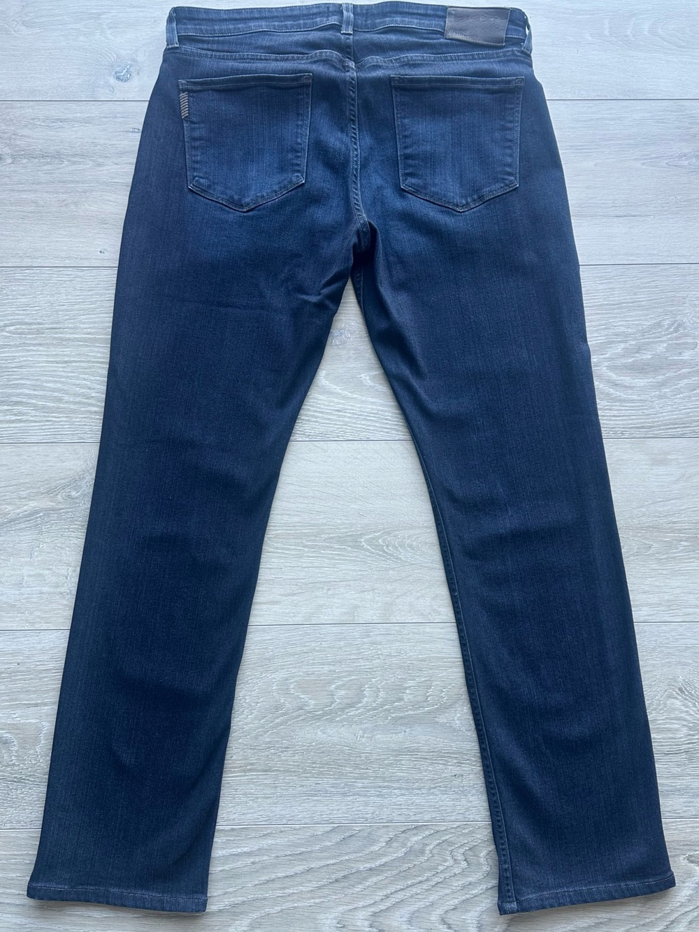 PAIGE Federal Slim Straight Jeans 33x30 Dark Wash Stretch Denim Made in USA - Picture 3 of 9